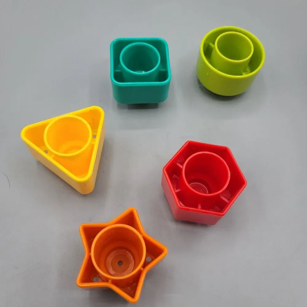 Infantino Elephant Shape Sorter Revolving Center Complete 5 Shapes